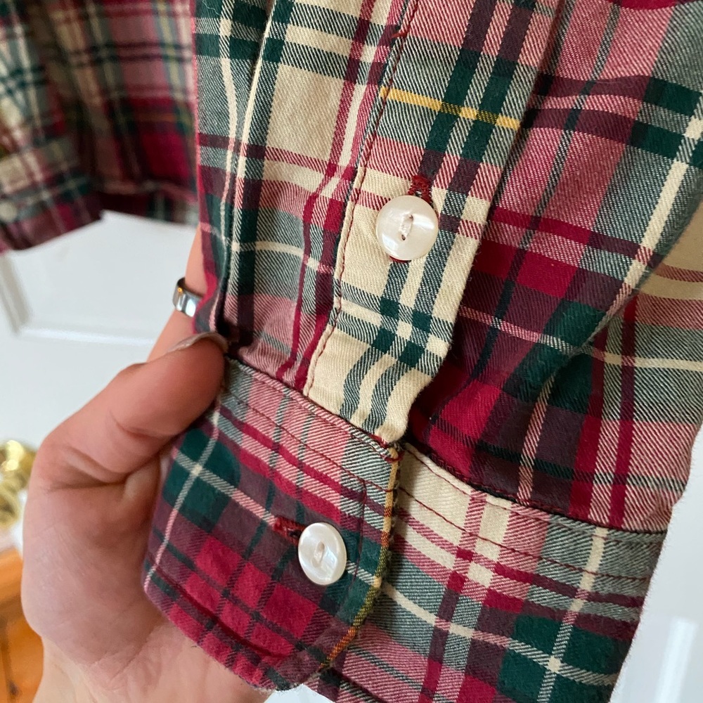 Bodega Elbow Patch Plaid Button-Up - image 4